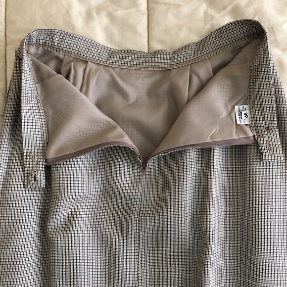 Jones New York Petite Double-Breasted Plaid Skirt Suit Size 8P - Picture 11 of 16